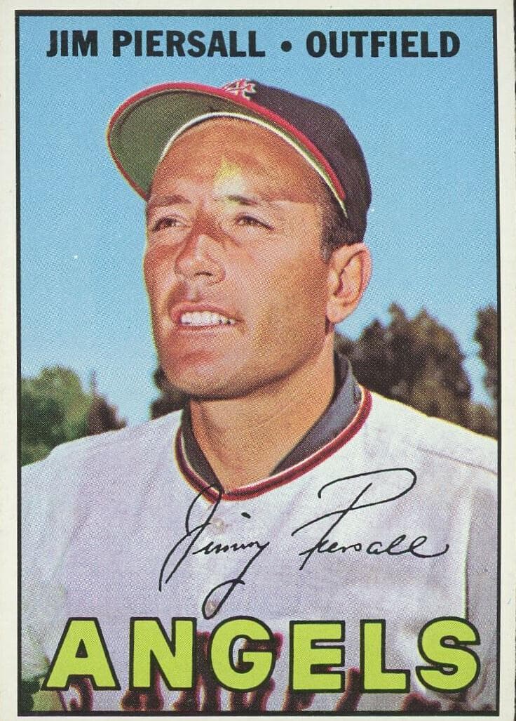 Jim Piersall 1967 topps Topps
