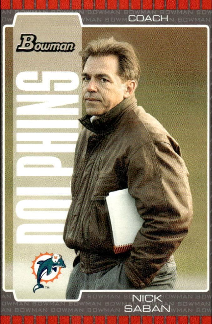 Nick Saban 2005 bowman