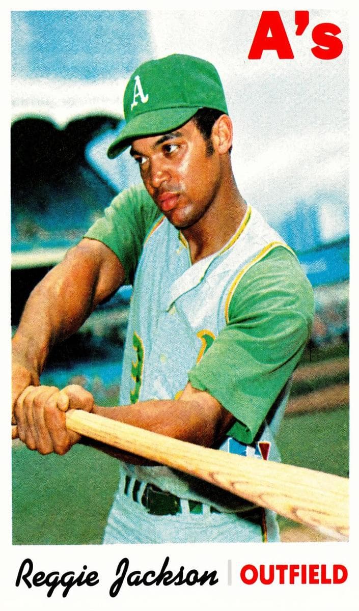 Reggie Jackson 1970 topps O-Pee-Chee