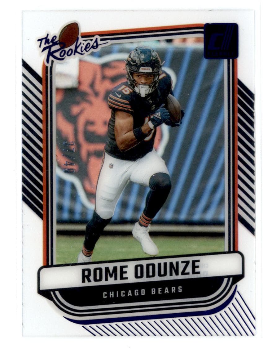 Rome Odunze 2024 panini Clearly Donruss