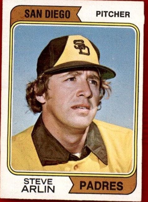 Steve Arlin 1974 topps O-Pee-Chee