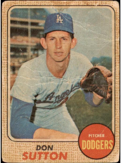 Don Sutton 1968 topps Topps Venezuelan