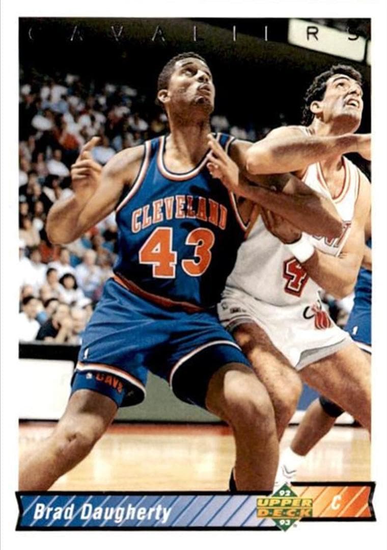 Brad Daugherty 1992 upper-deck Upper Deck