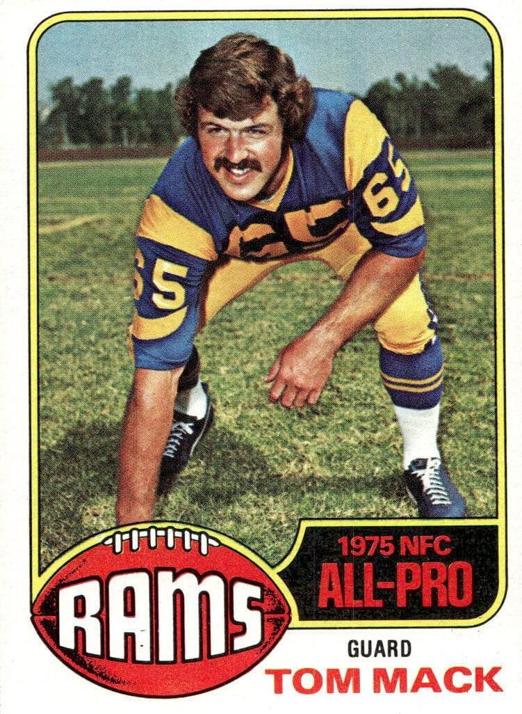 Tom Mack 1976 topps Topps