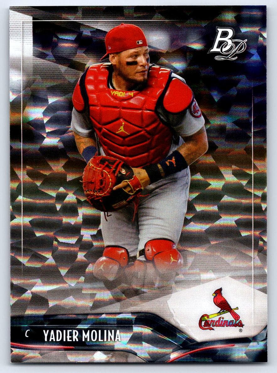 Yadier Molina 2021 bowman Bowman Platinum