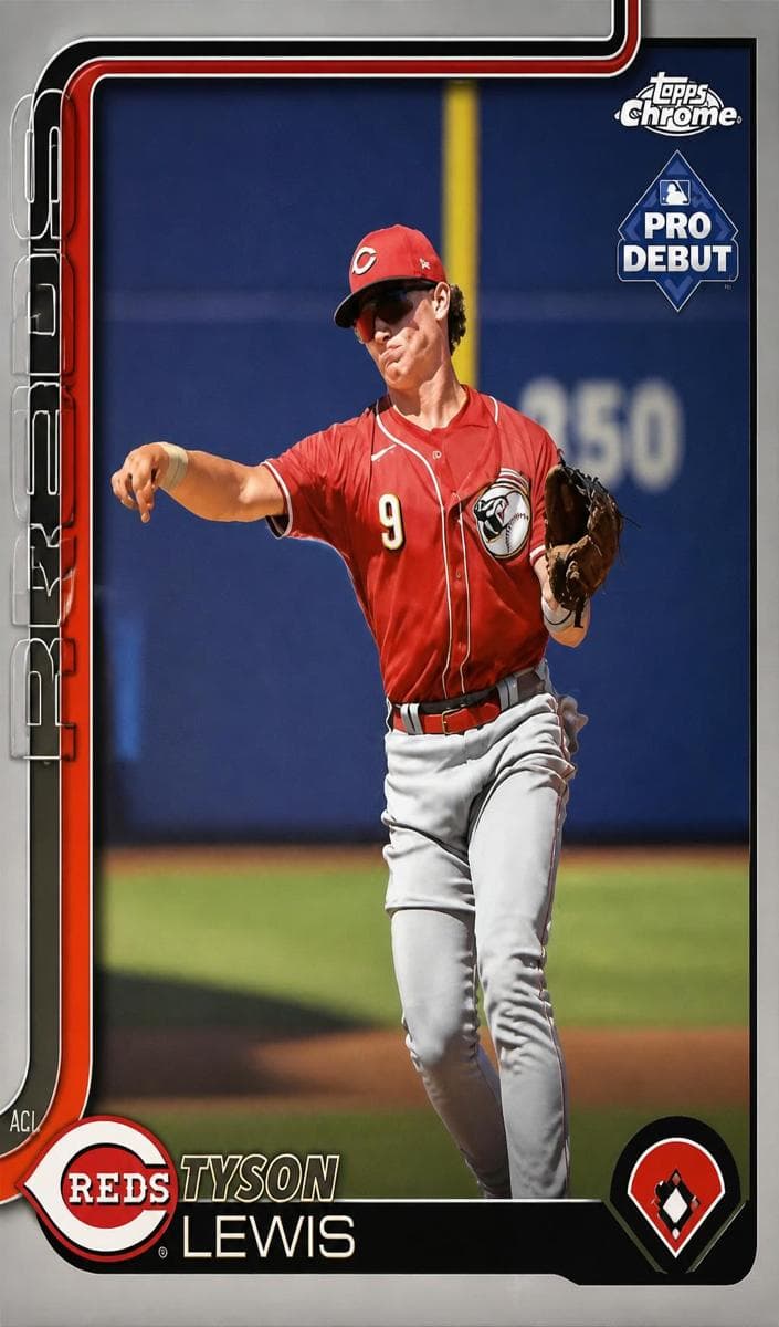 Tyson Lewis 2025 topps Topps Pro Debut