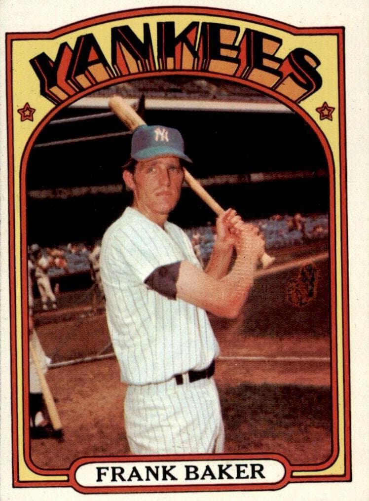 Frank Baker 1972 topps Topps