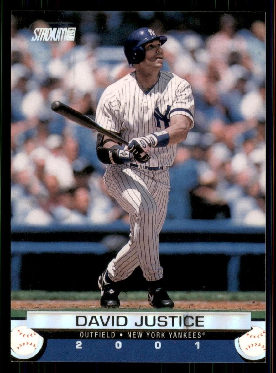 David Justice 2001 unknown Stadium Club