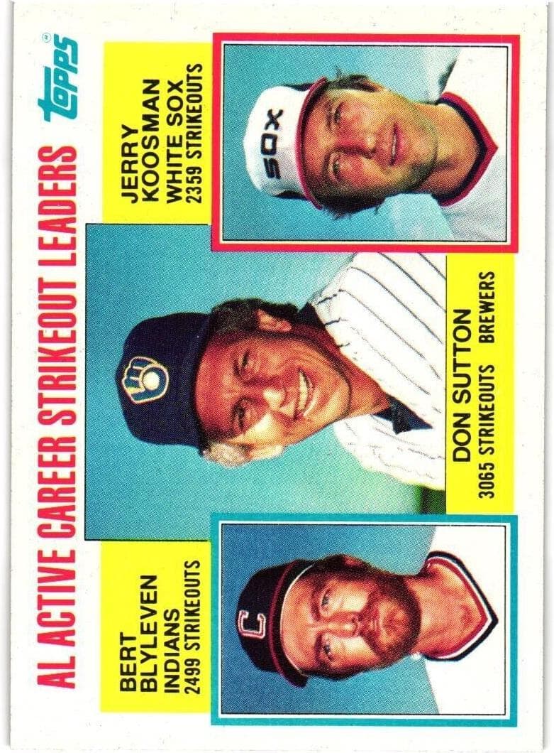AL Active Career Strikeout Leaders #716