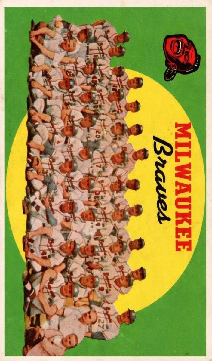 Braves Team Card / Fifth Series Checklist: 353-429 #419