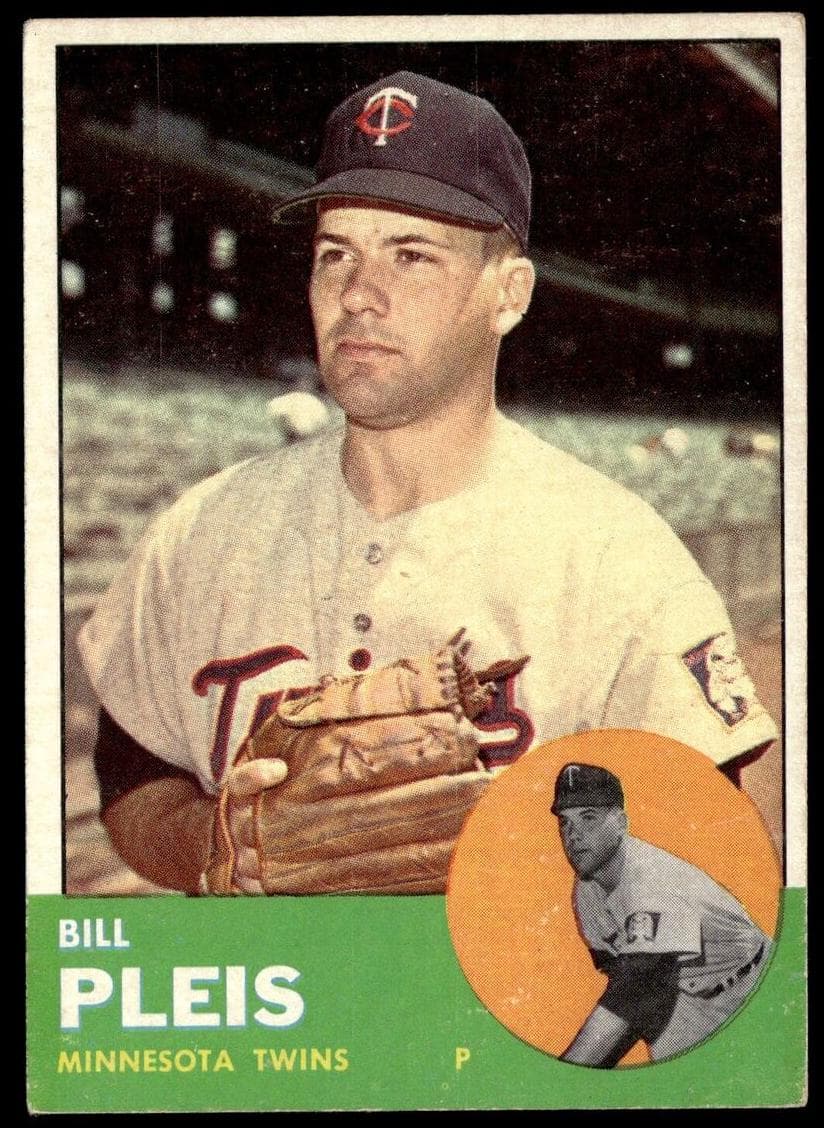 Bill Pleis 1963 topps Topps