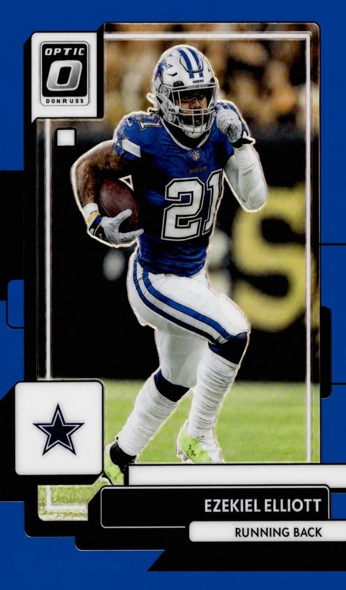 Ezekiel Elliott 2022 panini Donruss Optic