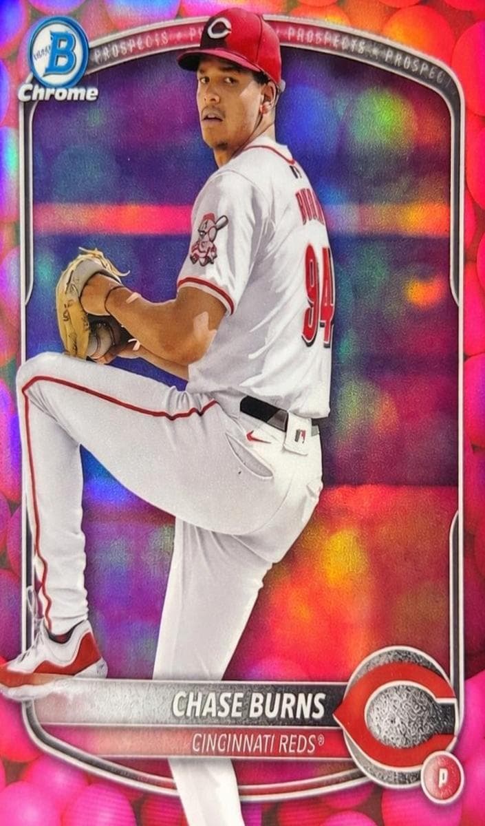 Chase Burns 2025 bowman Bowman Chrome Prospects