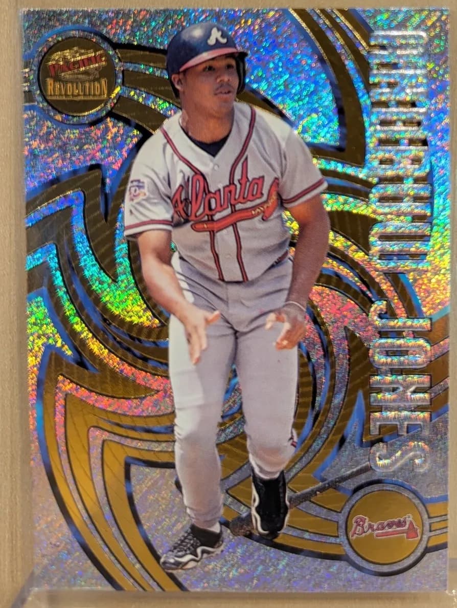 Andruw Jones 1998 panini Pacific Revolution