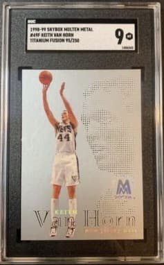 Keith Van Horn 1998 skybox Molten Metal