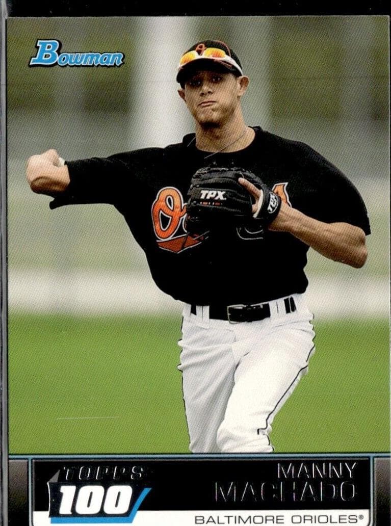 Manny Machado 2011 bowman Bowman