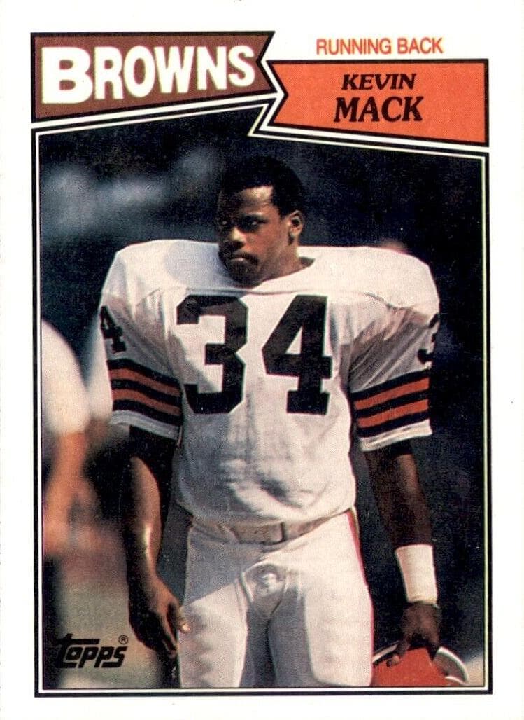 Kevin Mack 1987 topps Topps