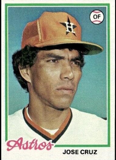 Jose Cruz 1978 topps Topps