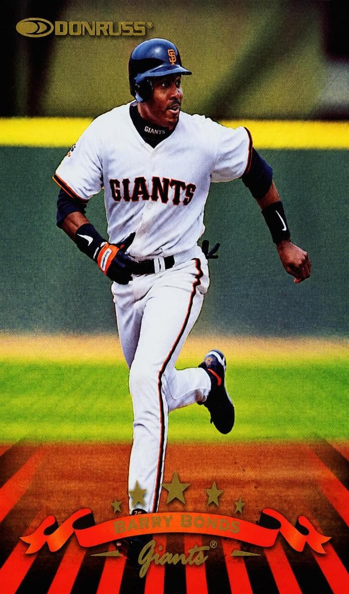 Barry Bonds 1998 panini Donruss Collections