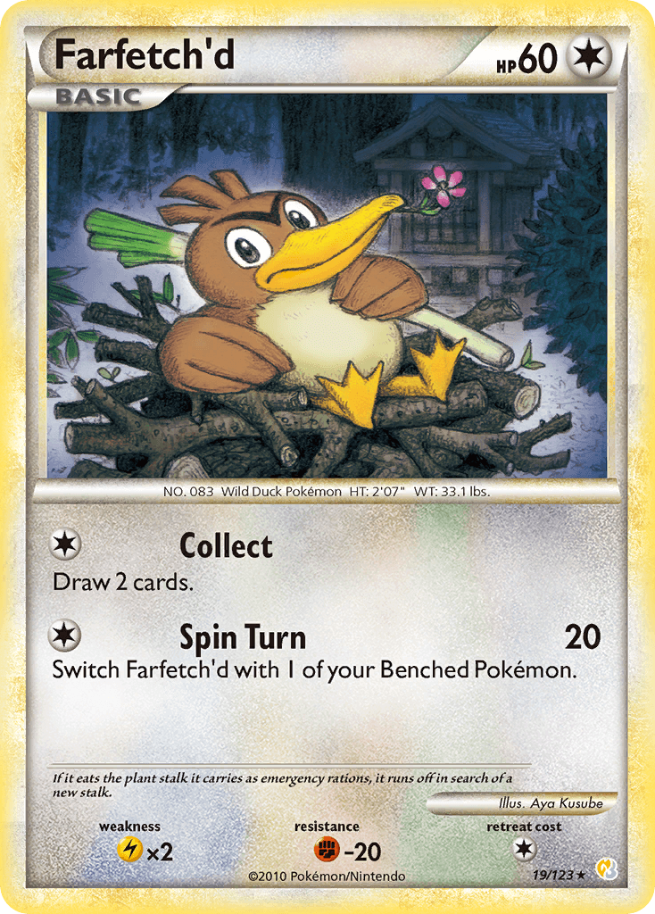 Farfetch'd 2010 Pokemon HeartGold & SoulSilver