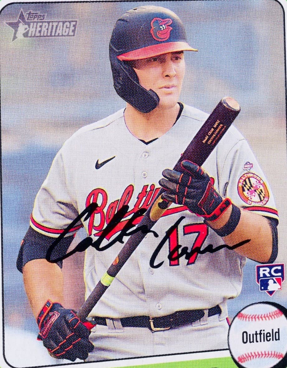 Colton Cowser Orioles 2024 Topps Heritage 2024 Topps Heritage