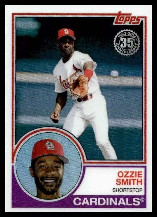 Ozzie Smith 2018 topps