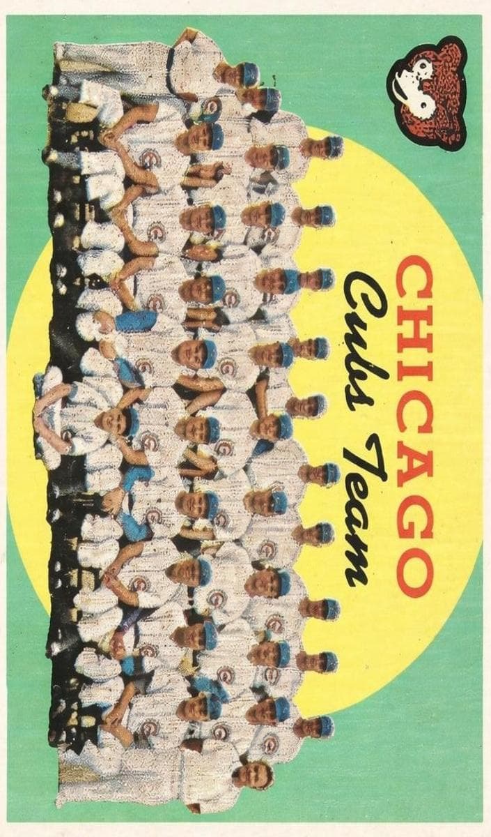 Cubs Team Card / Fourth Series Checklist: 265-352 #304