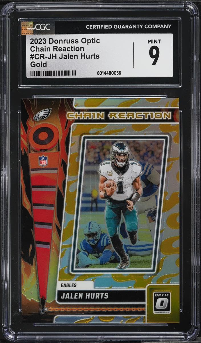 Jalen Hurts 2023 panini Donruss Optic