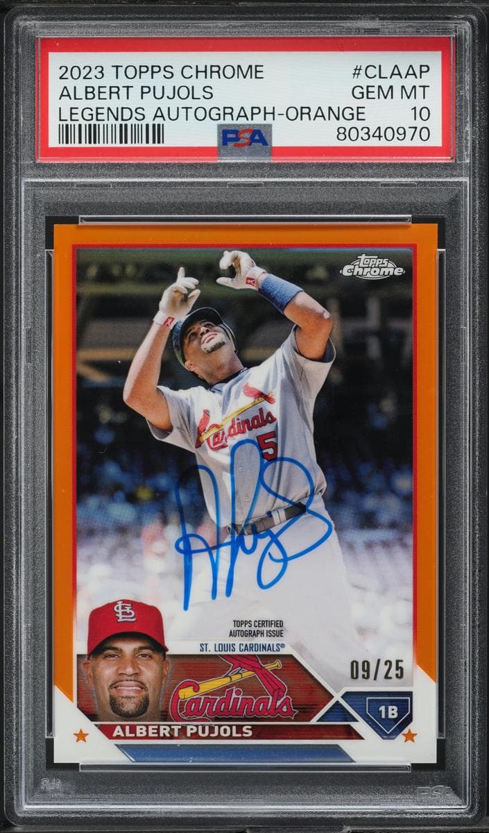 Albert Pujols 2023 topps Topps Chrome