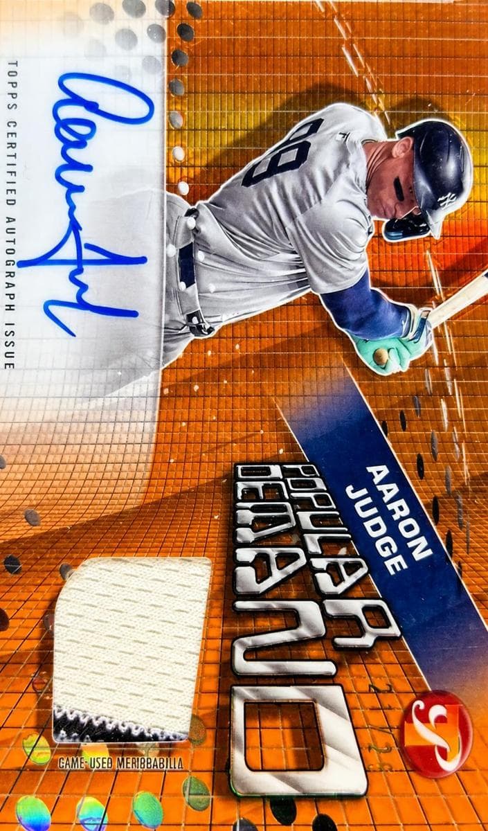 Aaron Judge 2025 Topps Pristine auto card