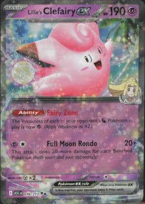 Lillie's Clefairy EX trading card