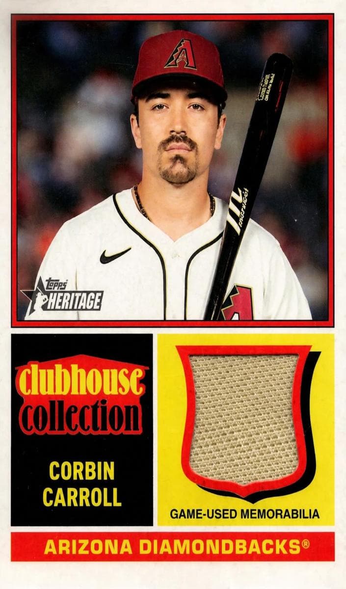Corbin Carroll 2025 topps Topps Heritage