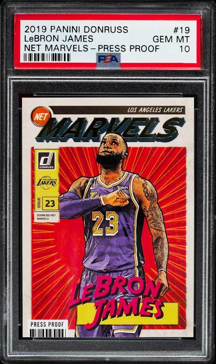 LeBron James 2019 panini Donruss Optic