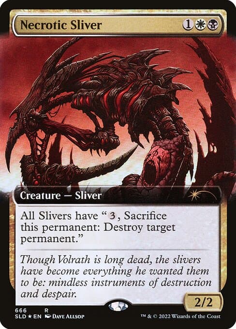 Necrotic Sliver 2019 Magic: The Gathering Secret Lair Drop