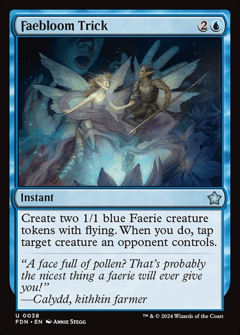 Faebloom Trick 2024 Magic: The Gathering Foundations Art Series