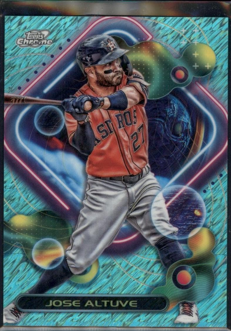 Jose Altuve 2023 topps Topps Cosmic Chrome
