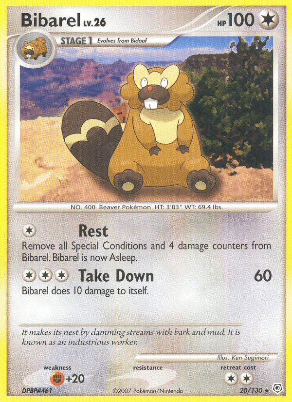 Bibarel 2007 Pokemon
