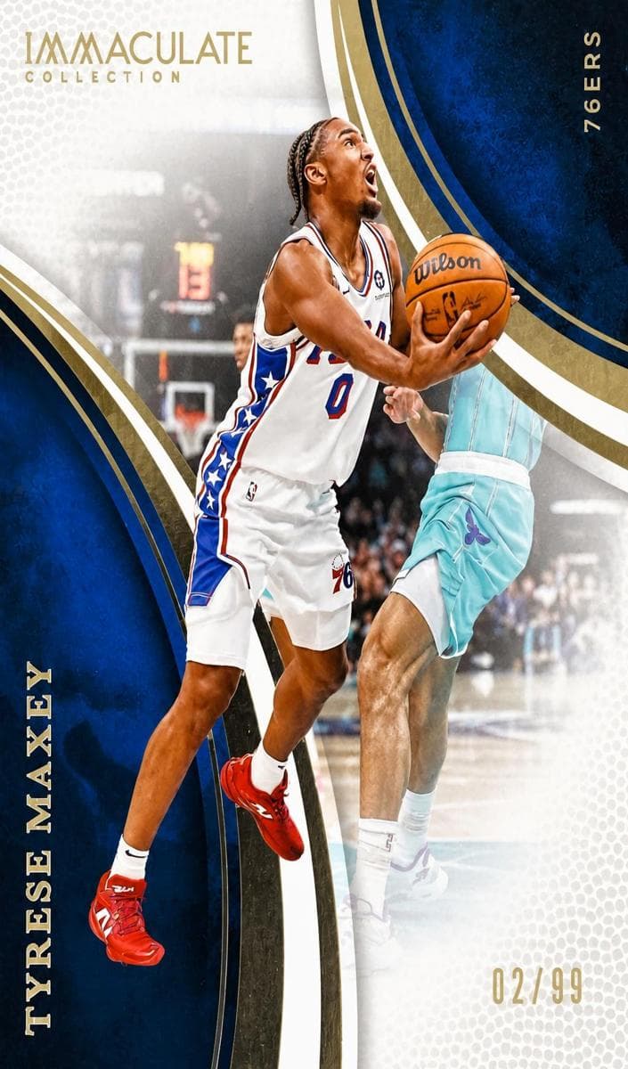 Tyrese Maxey 2024 panini Panini Immaculate Collection