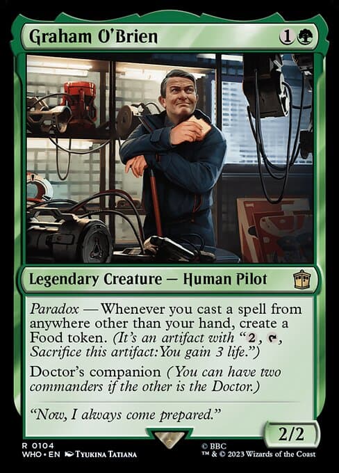 Graham O'Brien 2023 Magic: The Gathering Doctor Who