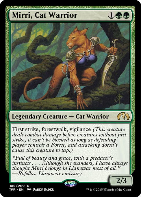 Mirri, Cat Warrior 1998 Magic: The Gathering