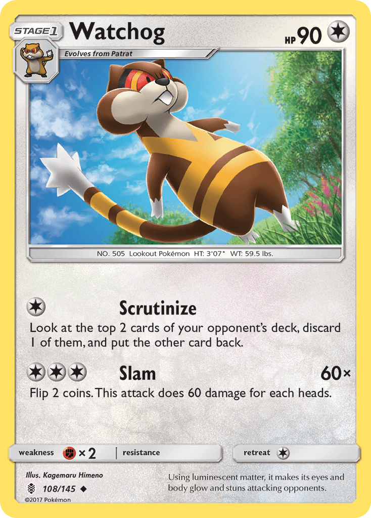 Watchog 2017 Pokemon