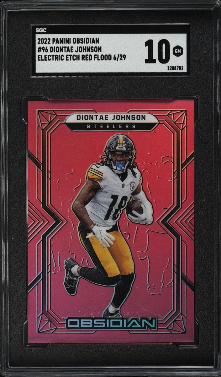 Diontae Johnson 2022 panini Panini Obsidian