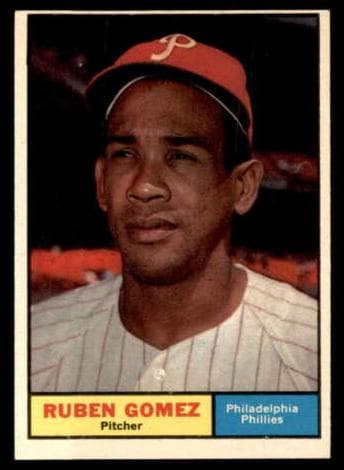 Ruben Gomez 1961 topps Topps