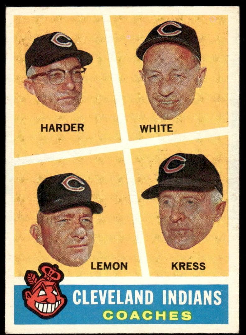 Cleveland Indians Coaches (Mel Harder / Jo Jo White / Bob Lemon / Red Kress) #460