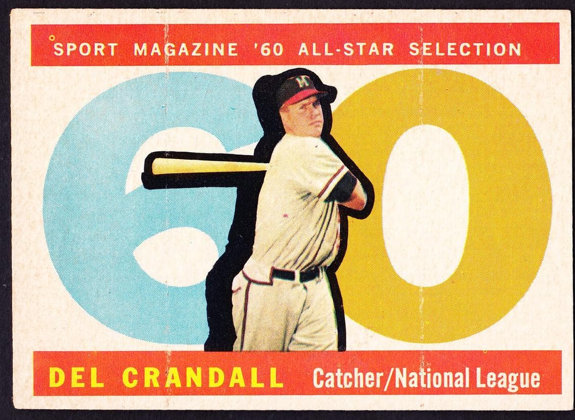 Del Crandall 1960 topps Topps