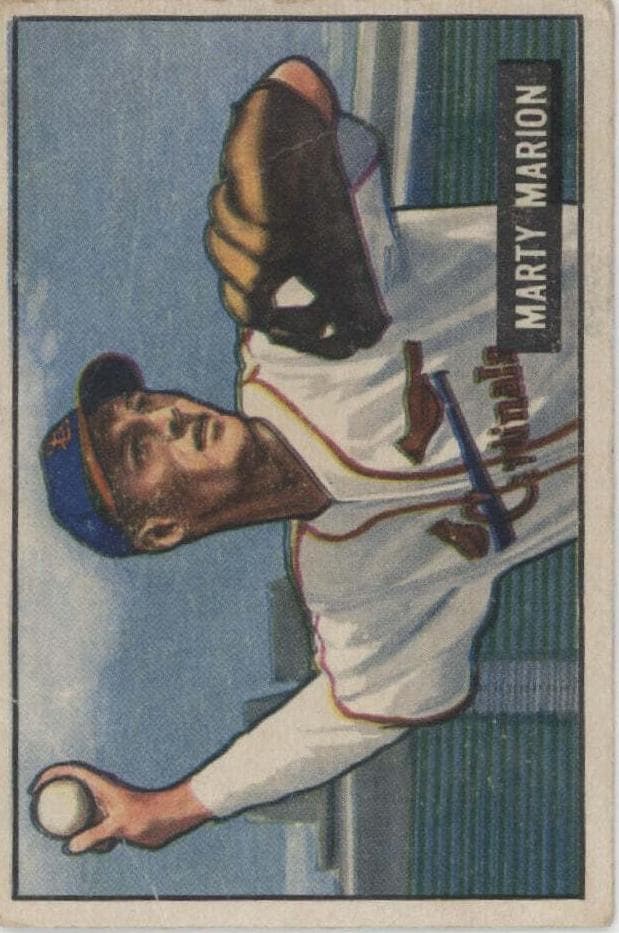 Marty Marion 1951 bowman Bowman