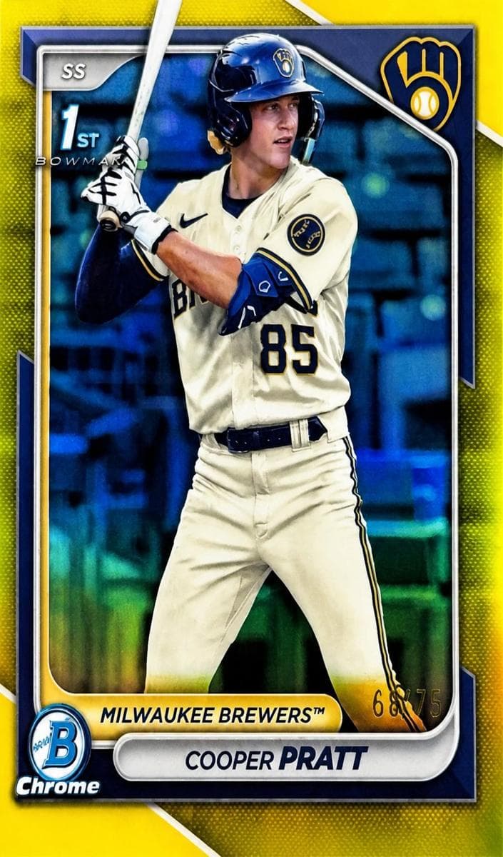 Cooper Pratt 2024 bowman Bowman Chrome Prospects