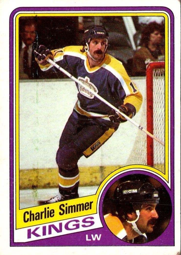 Charlie Simmer 1984 topps Topps