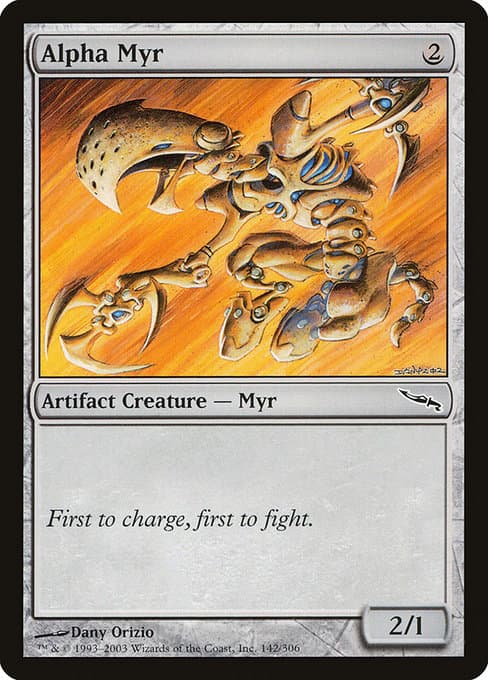 Alpha Myr 2003 Magic: The Gathering Mirrodin