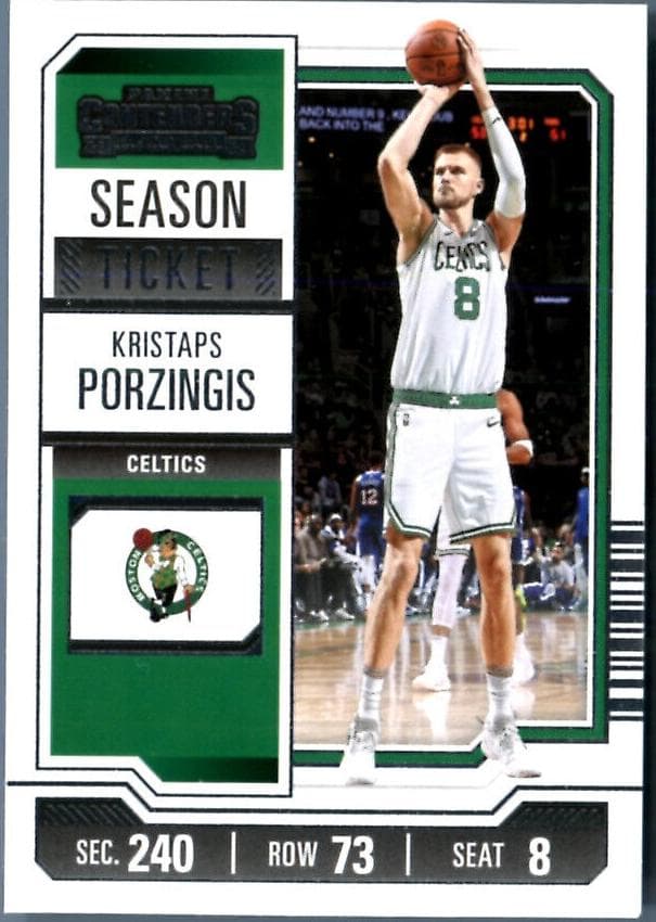 Kristaps Porzingis 2023 panini Panini Contenders